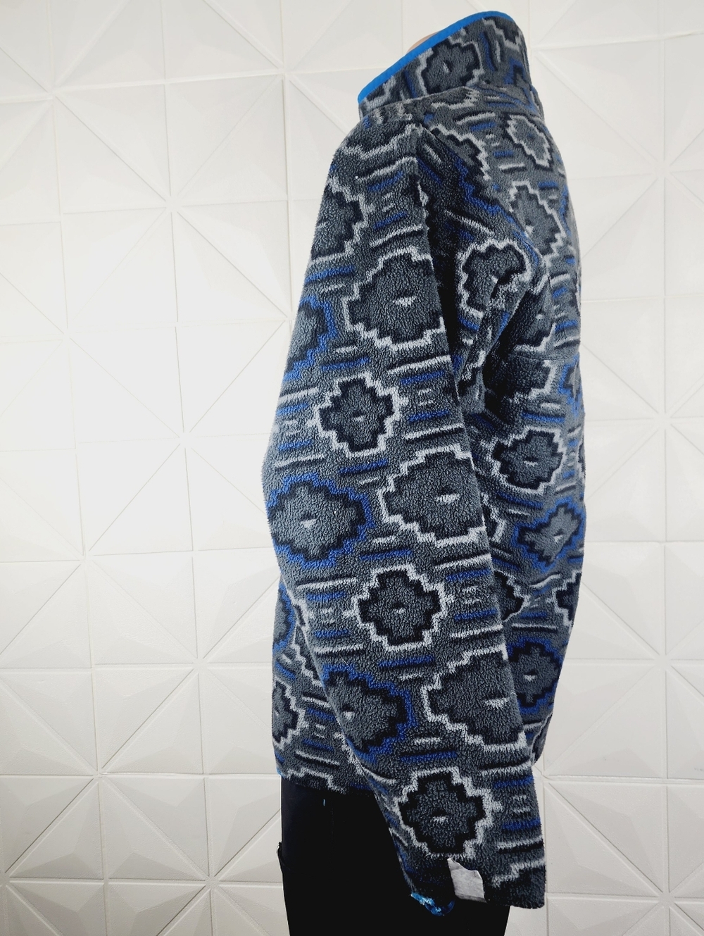 Patagonia Aztec Southwestern Geometric Synchilla Snap T Fleece Pullover Men’s M - Picture 4 of 6